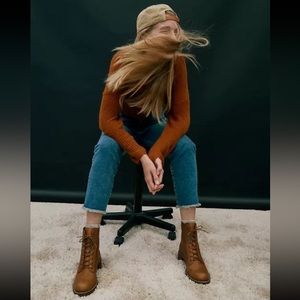 Madewell Lace Up Kellie Boots